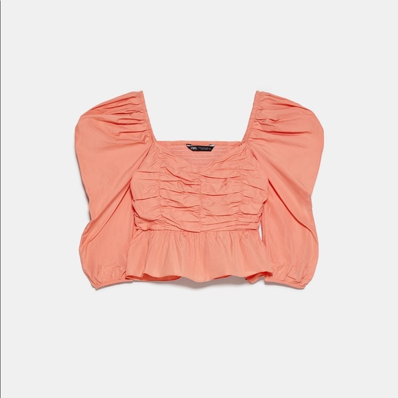 puff sleeve top zara